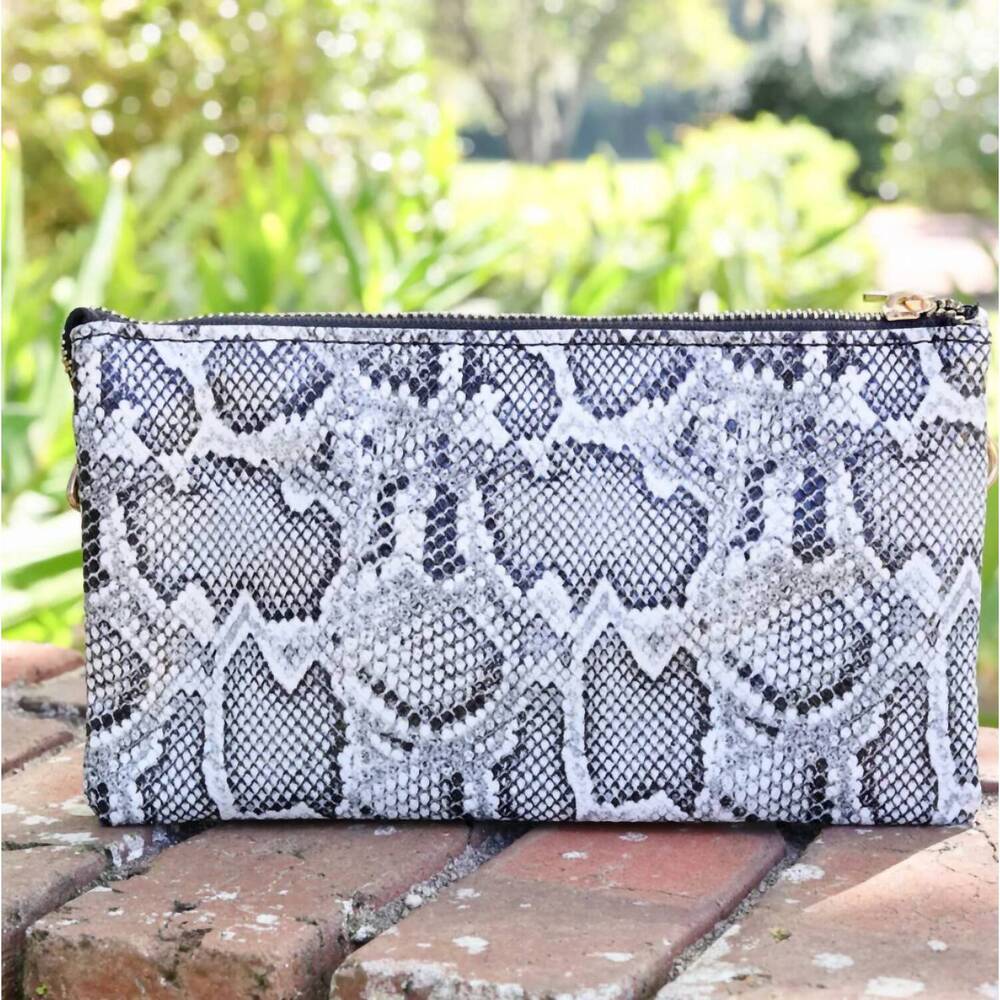 NEW CAROLINE HILL liz crossbody bag in grey